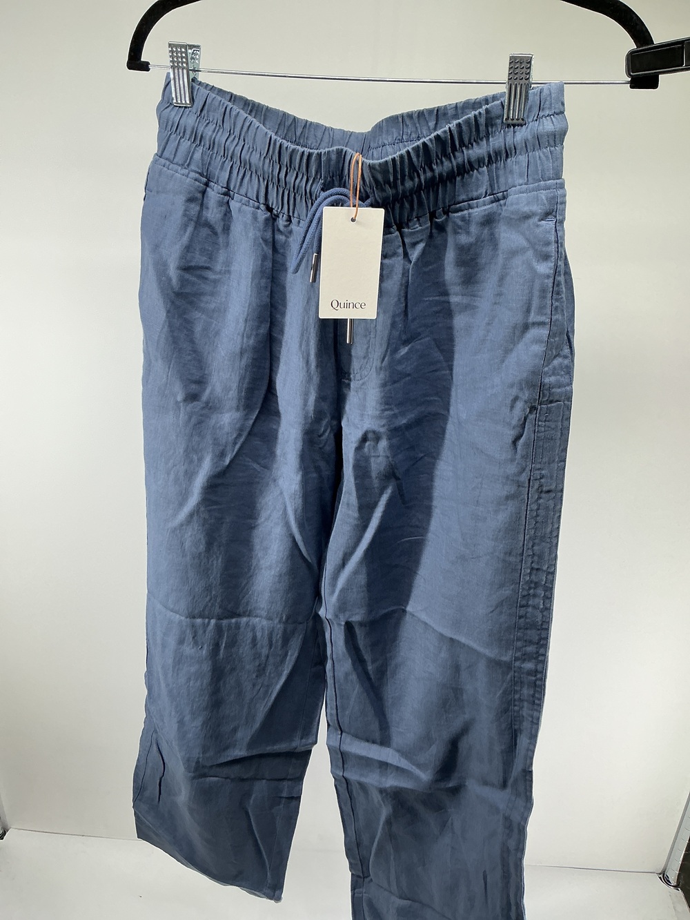 100% European Linen Wide Leg Pants - 30"